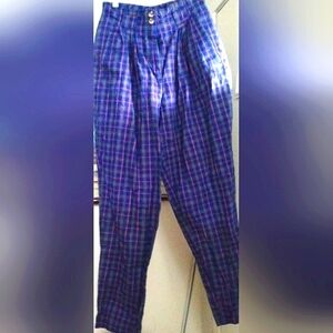 Vintage JJ Fargo vintage plaid highwaisted pants 9/10